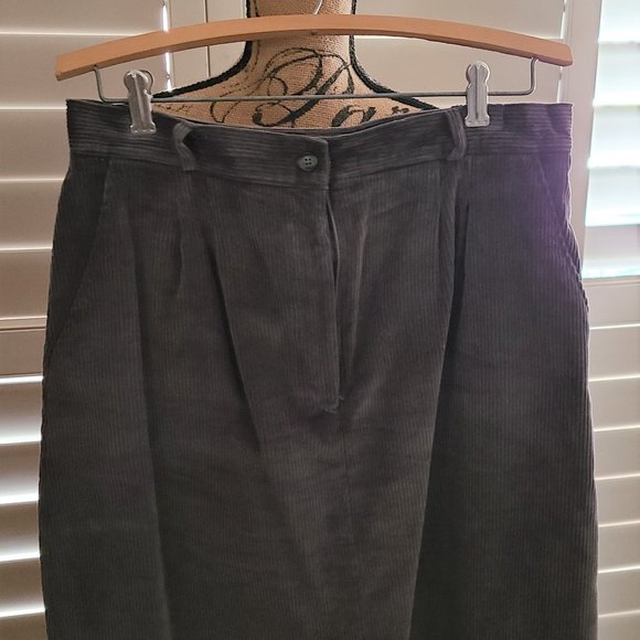 Grey Corduroy Skirt and Jacket Set - Picture 8 of 13